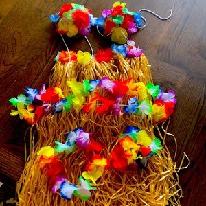 Hula girl kid or adult costume